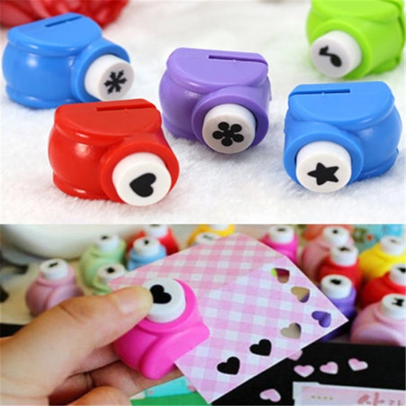 New 1pc Craft DIY Scrapbooking Cards Making Paper Shaper Hole Punch Mini Cutter Random Color