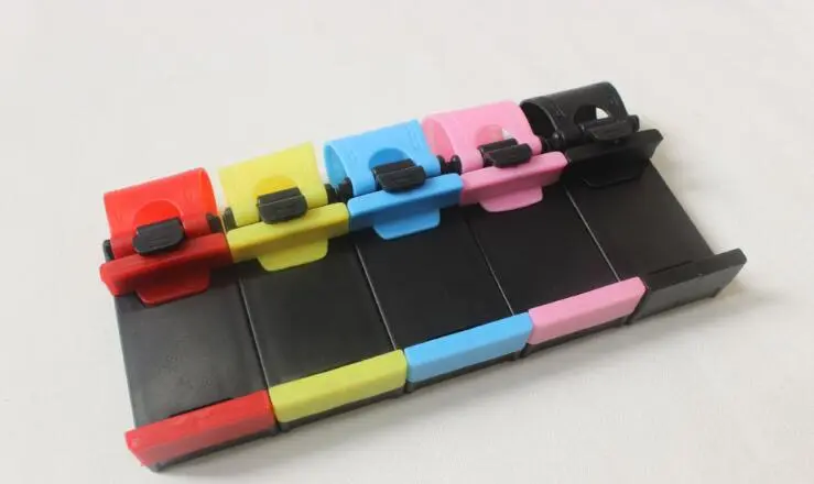 Mobile Phone Holder Mount Clip Buckle Socket on Car Steering Wheel for Smart Phone