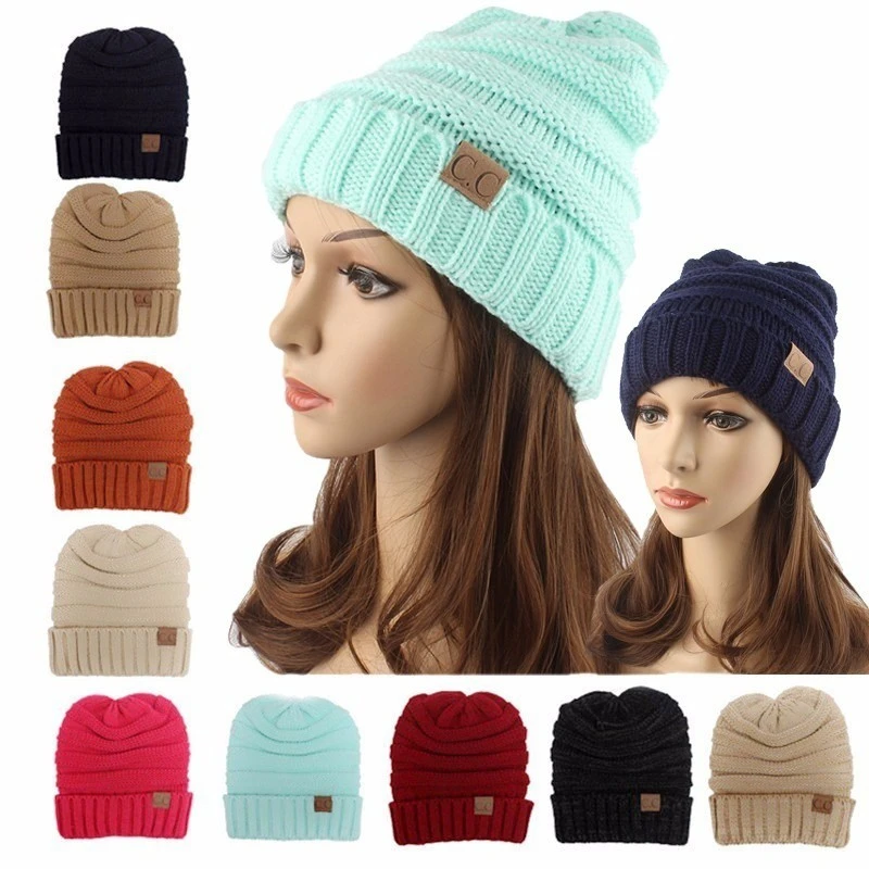 Women Fashion Comfortable Black Beanies Caps Warm Caps Hat &amp; cap (gray)