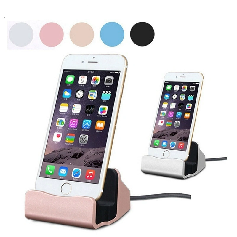 Charging Base Dock Station For Iphone X USB Sync Cradle Charger Docking Stand Holder(Matte Blac