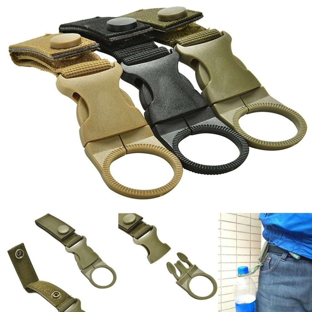 Military Nylon Key Hook Webbing Molle Buckle Outdoor Hanging Belt Carabiner Clip