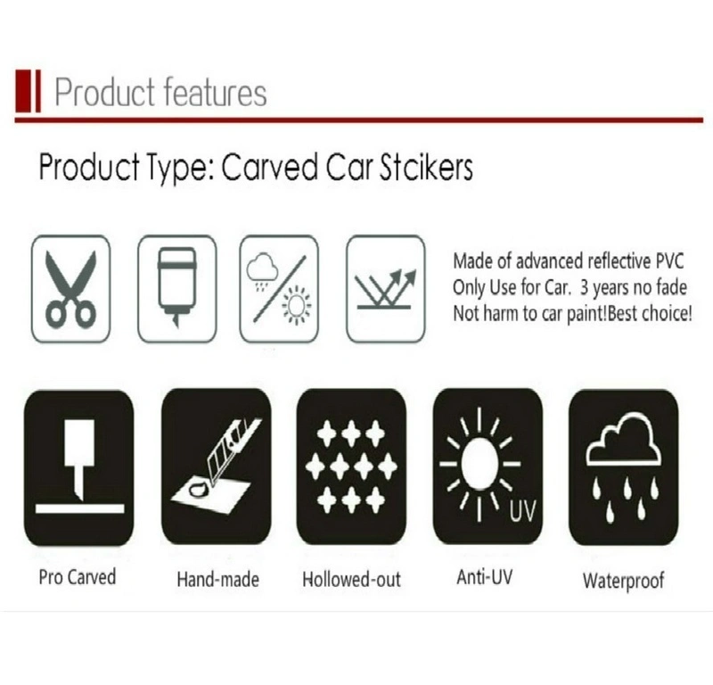 Skull Hood Decal Vinyl Graphic Sticker Car Truck Tailgate Window   Black large