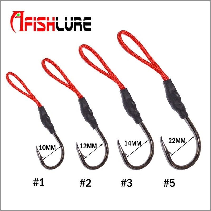 5pcs Jig Peche Fishing Hook Fish Haken Hooks Anzuelos Iron Plate Hook Size (3/0)