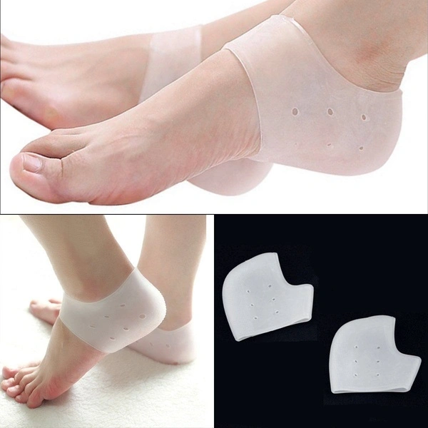 Silicone Gel Medical Grade Heel Foot Protectors Sleeve Pain Relief Cushion Pads