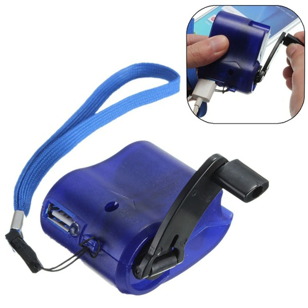 Phone Emergency Charger USB Hand Crank Manual Dynamo
