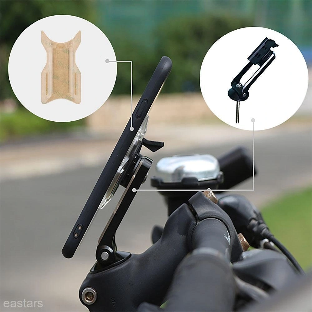 Rotating Bike Bicycle MTB Motorcycle Handlebar Mount Holder For Cell Phone GPS