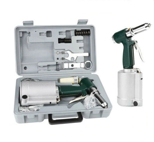 Industrial Air Hydraulic Pop Rivet Gun Pneumatic Riveter Kit Set 2.4-4.8mm