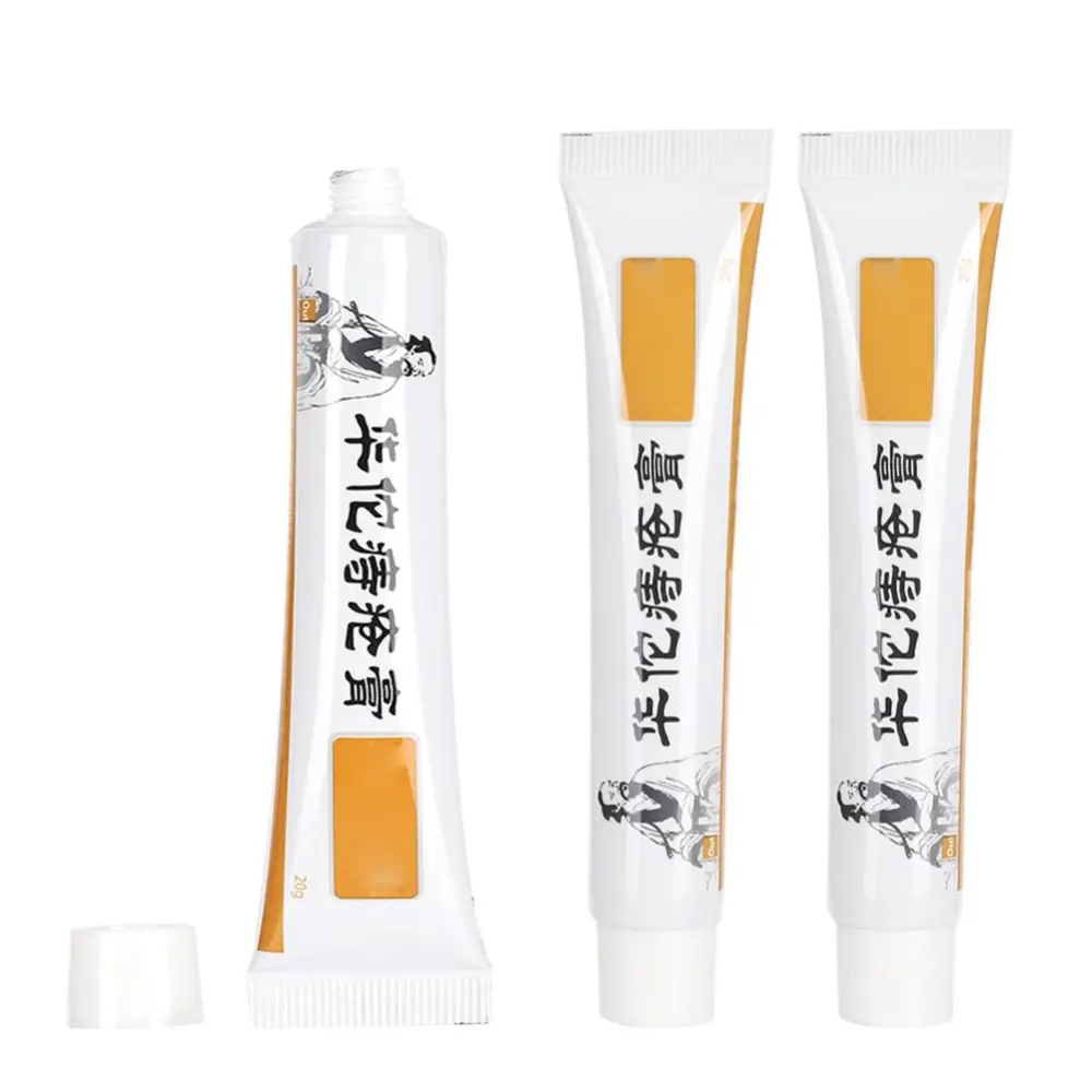 3pcs Herbal Hemorrhoids Cream Anus Pruritus Pain Relief Hemorrhoids Treatment Ointment( )