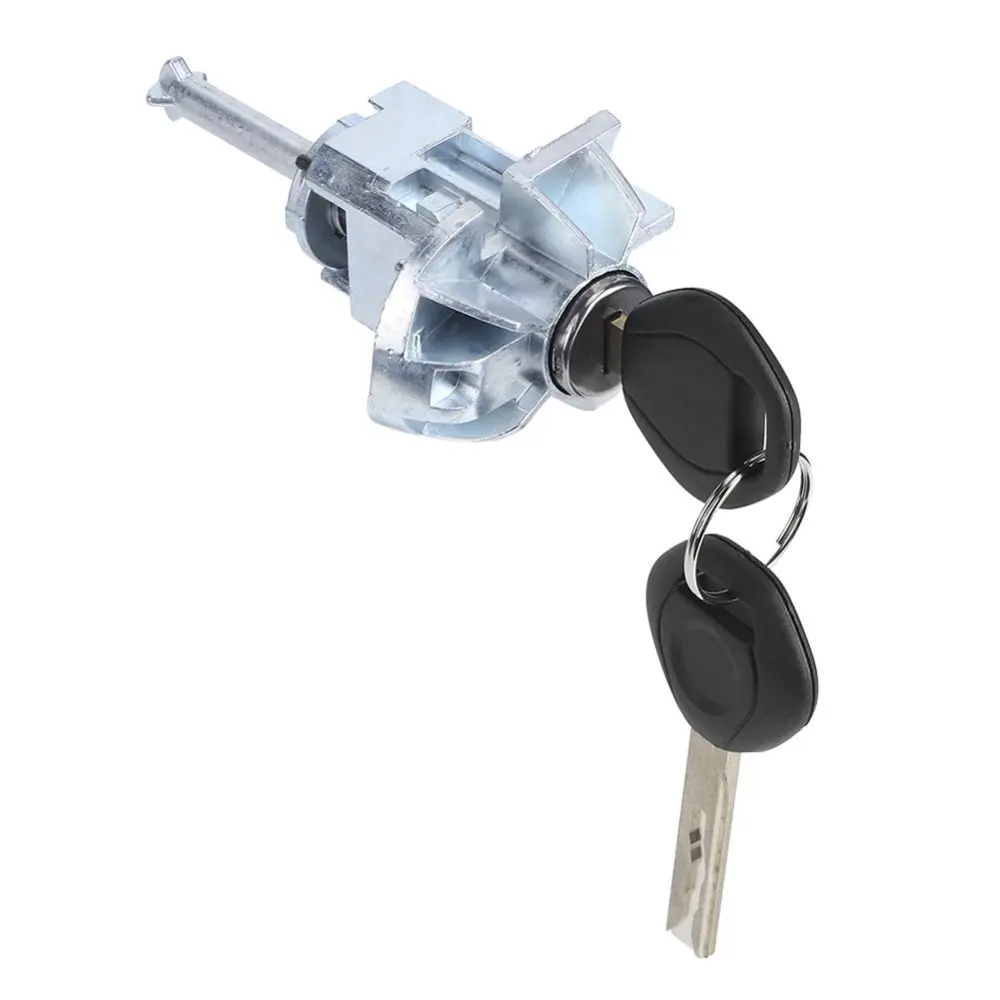 Door Lock Cylinder Assembly with 2Keys Fit for E46 3 Series Left Hand Drive