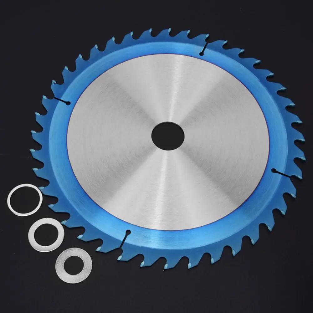 High Speed Steel Circular Saw Blade Blue-Plated NA-Coated TCT Wood Cutting Disc 250x3.0x30x40T