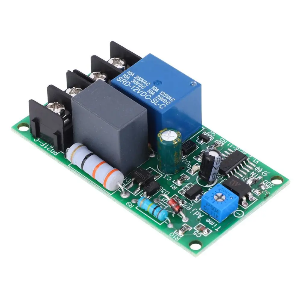 RD21F-C Relay Module Adjustable Time Relay Switch for Heat Dissipation of Heating System AC100-250V