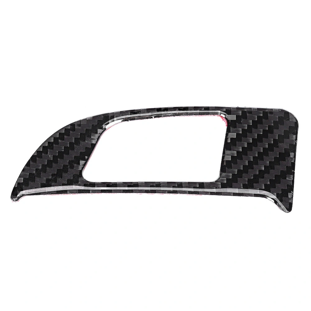 Carbon Fiber Interior Center Control Warning Light Button Trim Decor Fits for Q5 SQ5 8R 09-17