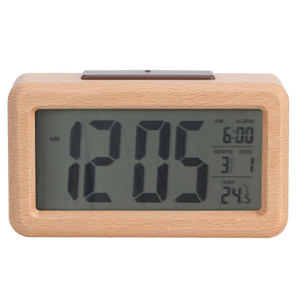 Fashionable Alarm Clock Electronic Clock with Temperature Display for Office Home Living Room