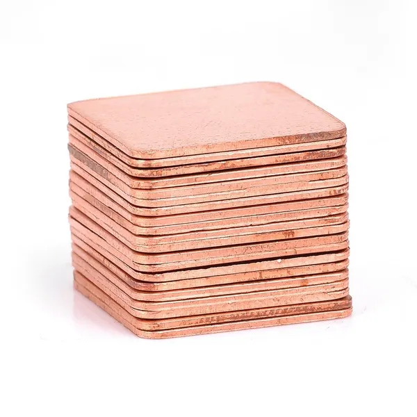 20PCS Copper Pad CPU GPU Heatsink Thermal Pad Copper Shim (1.2mm)