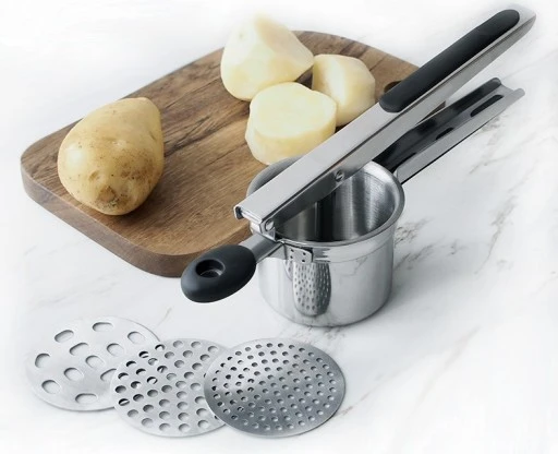 Potato Masher and Ricer Manual Juicer Squeezer Press Potato Baby Food Supplement Machine