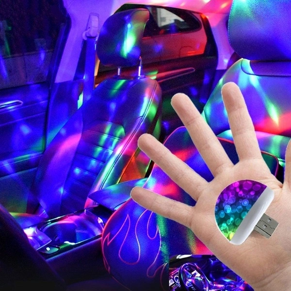 Multi-Color Led USB Atmosphere Light Car Interior Lighting Kit Neon Lamps Party Decor