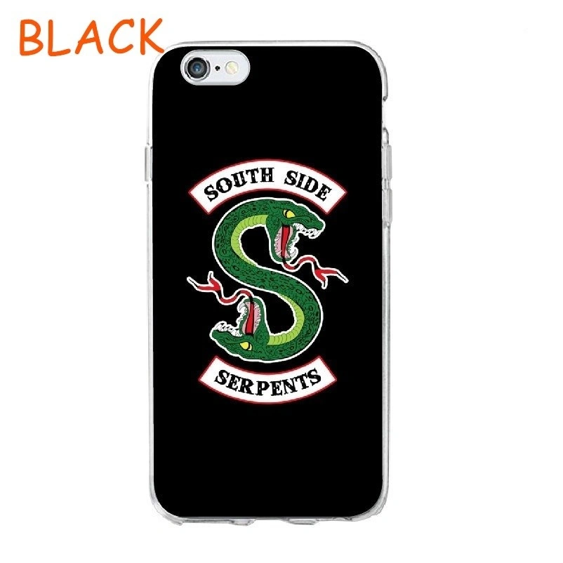 Riverdale South Side Serpents Phone Case Design Hard Phone Cover For Iphone X/XS (White)