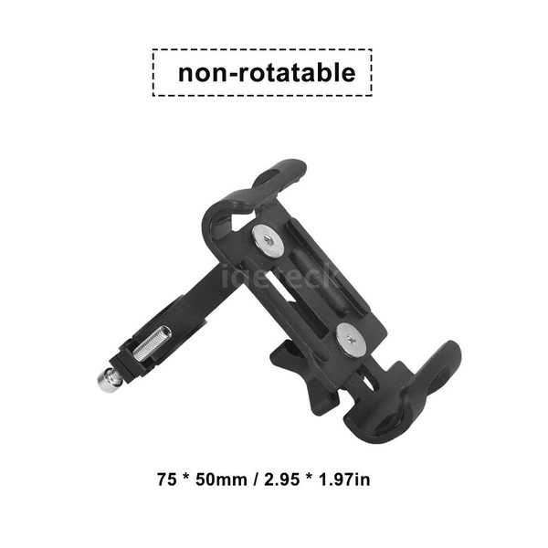 360° Adjustable Rotatable Mountain Bicycle Aluminum Alloy Phone Holder (Silver 360° rotatable)