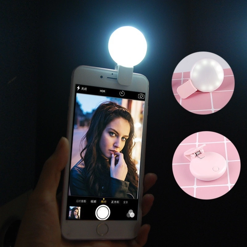 Universal Selflife Lamp Phone Clip Selfie Photography Ring Flash