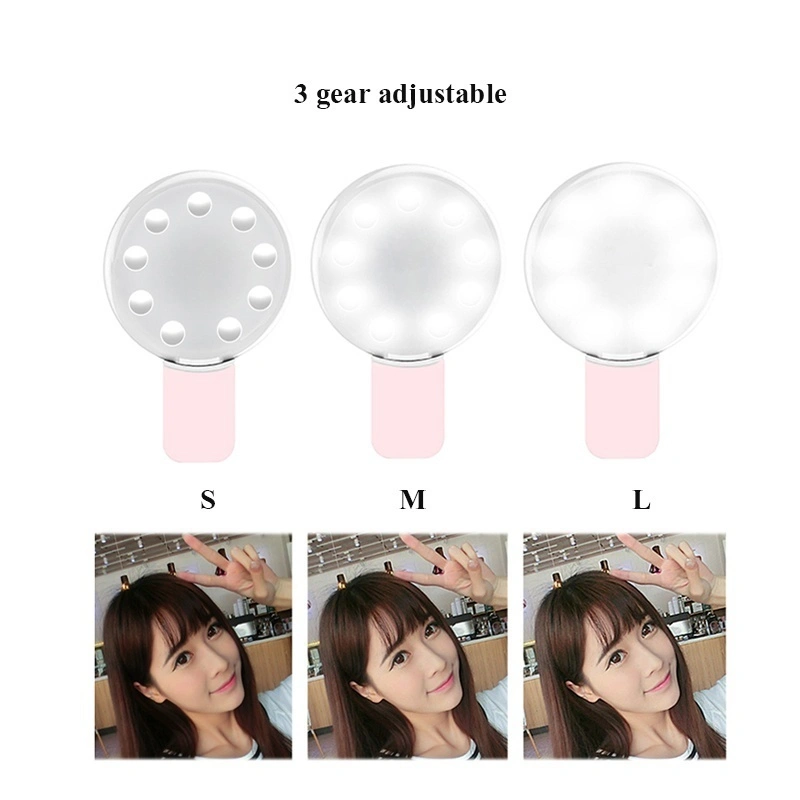 Universal Selflife Lamp Phone Clip Selfie Photography Ring Flash