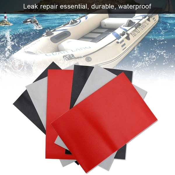 1pcs PVC Repair Patches Kit Set Accessory for Inflatable Raft Boat Canoe Kayak (Red)