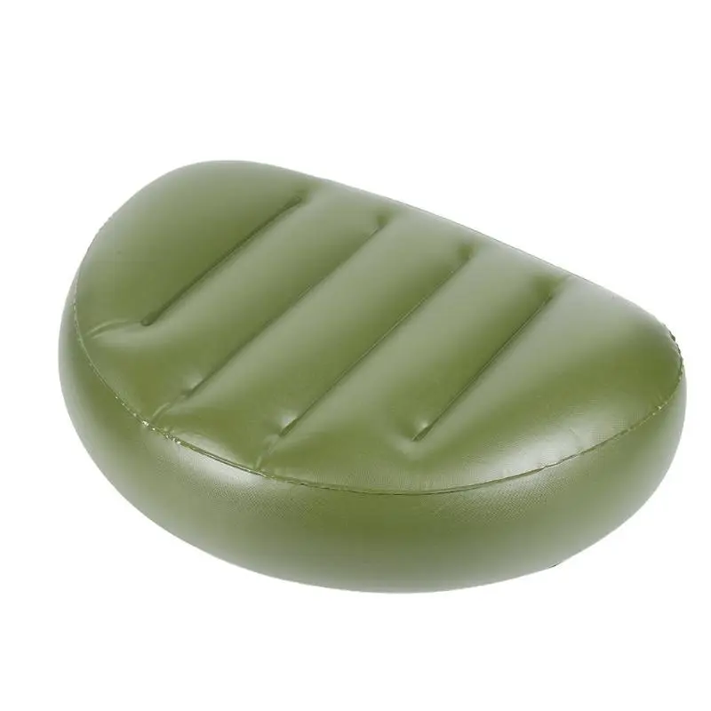 High Quality PVC Green Fishing Boat Inflatable Cushion Boat Seat For Outdoor Camping