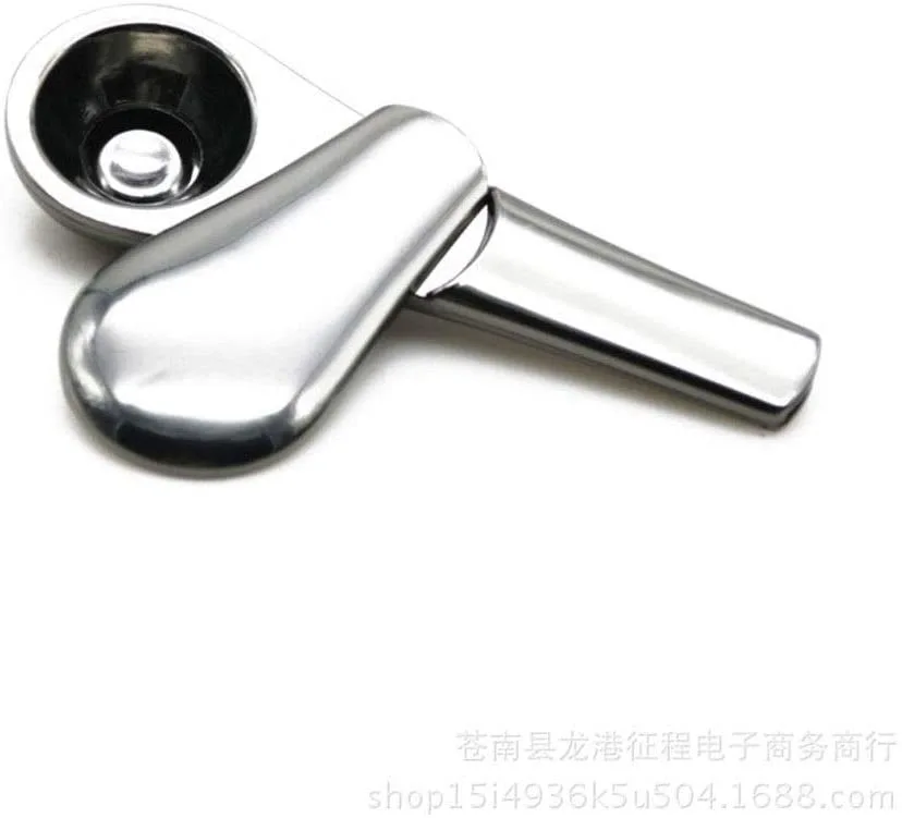 Tobacco pipe - Portable pipe for pipe, stainless steel pipe accessories (silver)