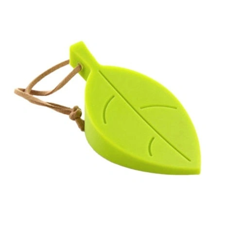 Cute Cartoon Leaf Style Silicon Door Stopper Doorstop Safety for Baby Home Decoration (Green)