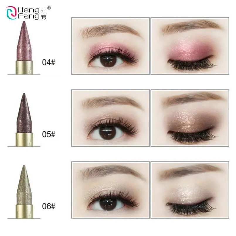 Hengfang Makeup Cosmetics Waterproof Glitter Shimmer EyeShadow Pen(#2)