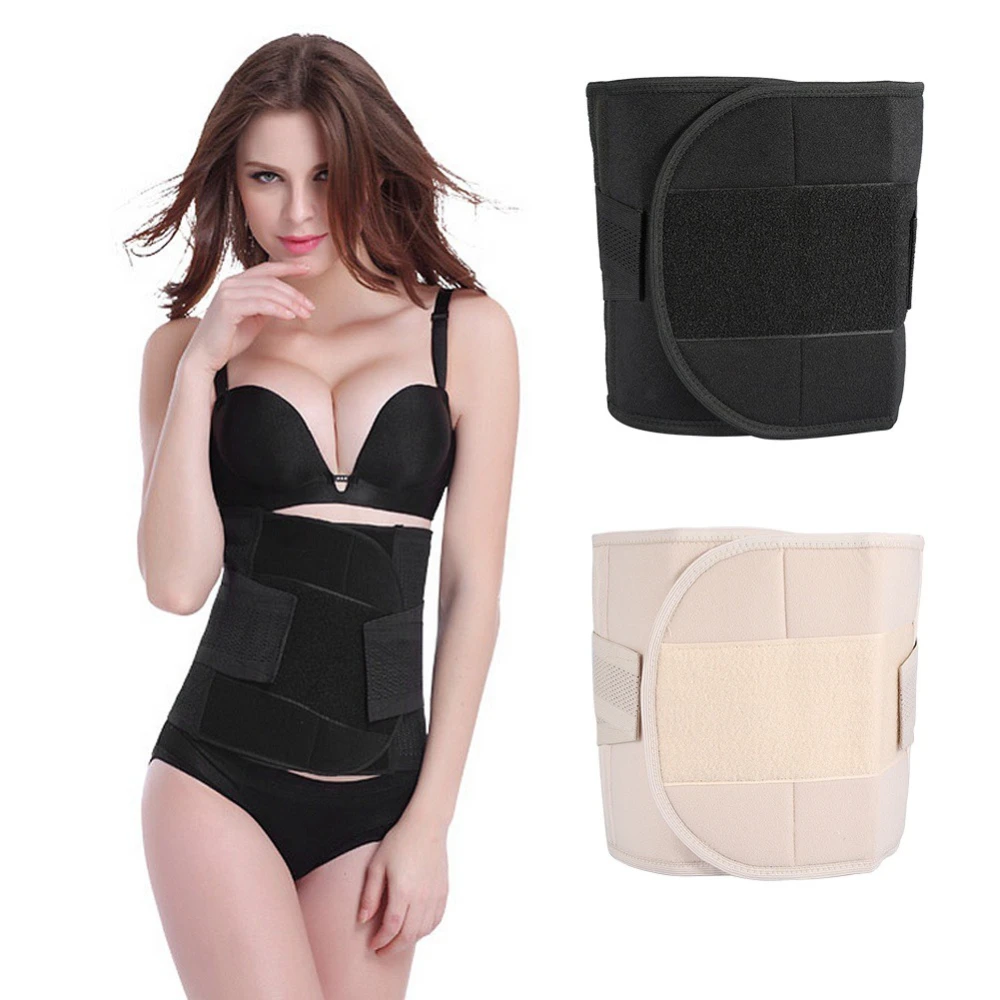 Girdle Abdomen Belly Corset Waist Cincher Slimming Belt (Black M)