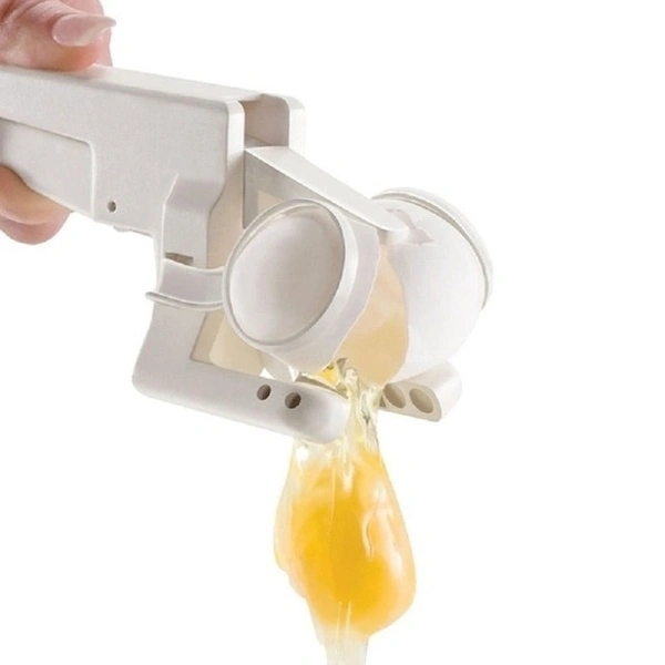 EZ Egg Cracker Handheld York & White Separator On TV Kitchen Gadget Tools