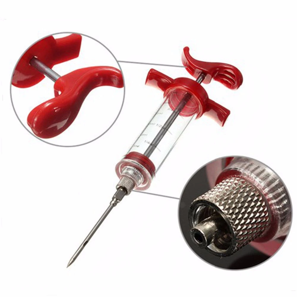 Best selling barbecue meat syringe, marinade syringe, turkey chicken flavored syringe