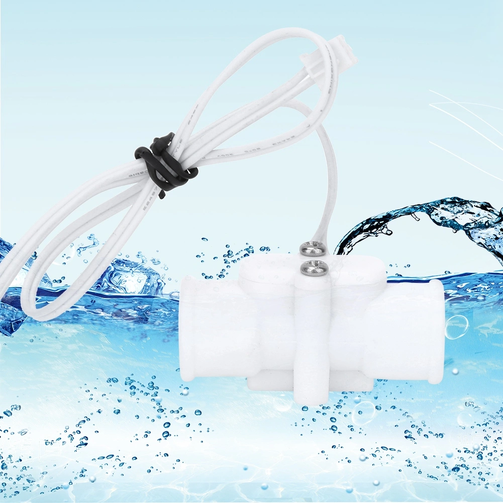 Water Flow Sensor Switch PP Plastic Female Thread G1/4in for Water Purifier DC0-110V
