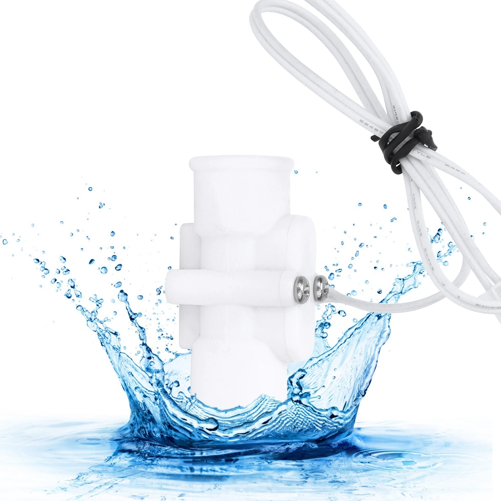 Water Flow Sensor Switch PP Plastic Female Thread G1/4in for Water Purifier DC0-110V