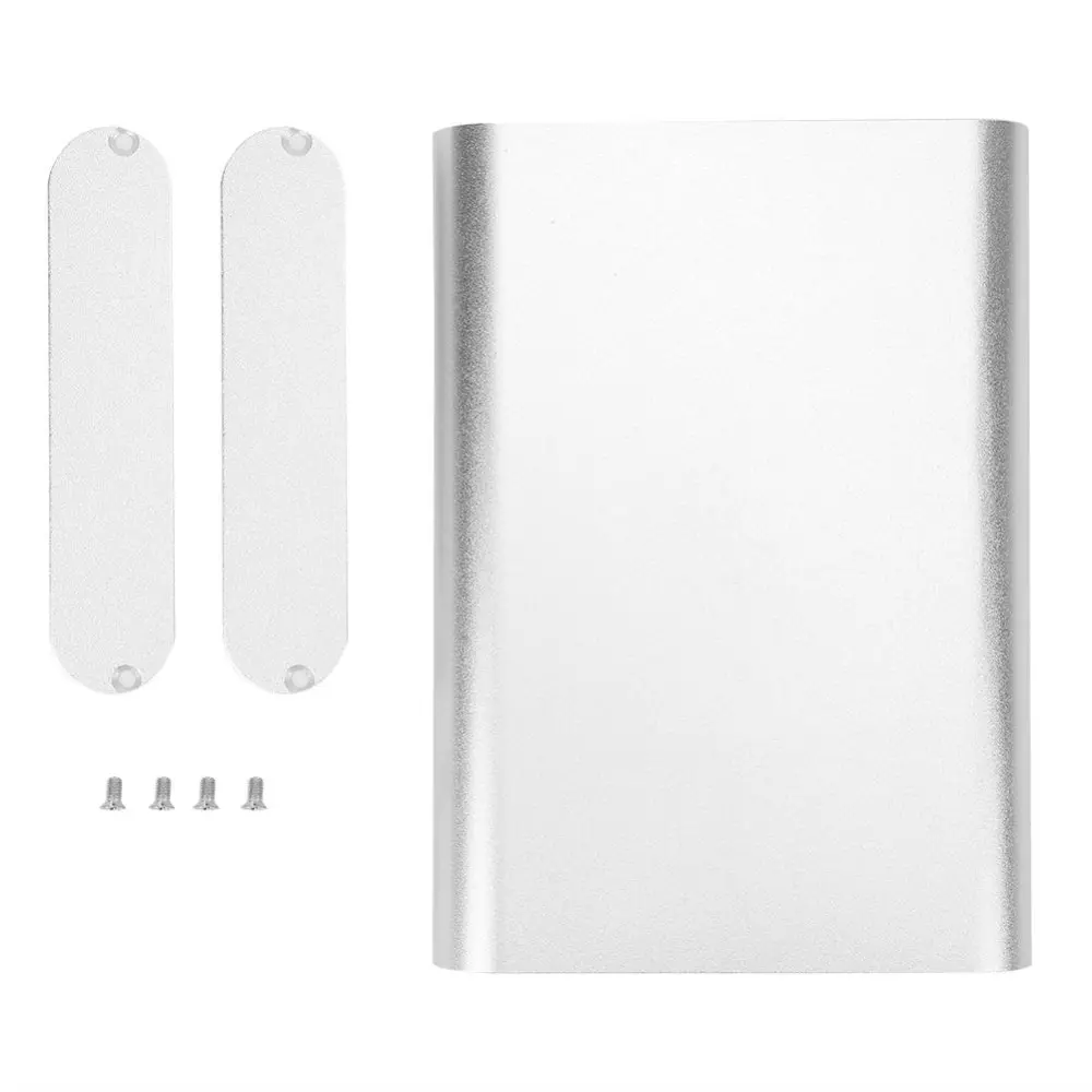 Aluminum Project Box Integrated Matte Silver
    
    Electronic Enclosure Case DIY Shell 26x108x150mm