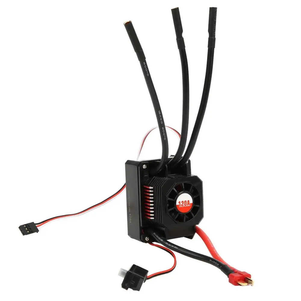 SURPASSHOBBY 120A Waterproof Dust-Proof Electric Speed Controller ESC
    
    RC Part