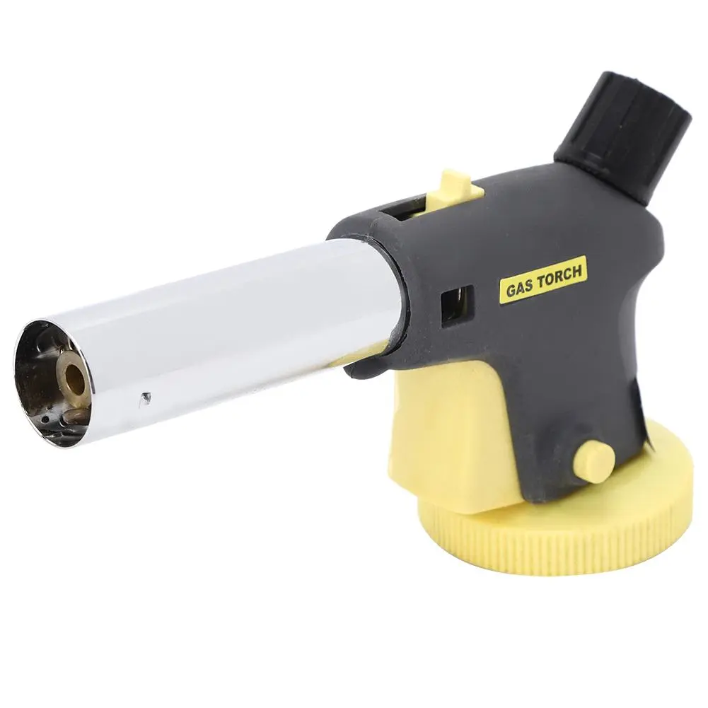 Gas Blow Torch Portable Adjustable Electronic Ignition Type for Outdoors Barbecue 1300℃
