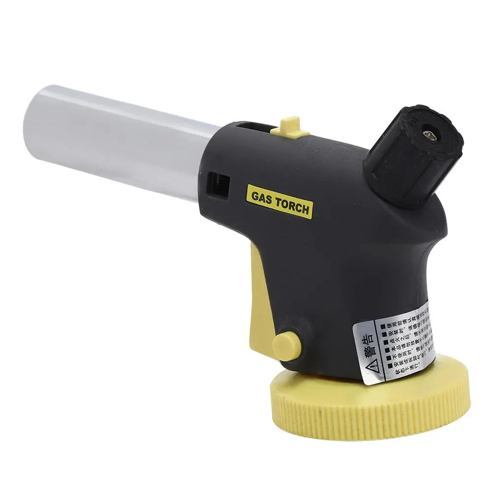 Gas Blow Torch Portable Adjustable Electronic Ignition Type for Outdoors Barbecue 1300℃