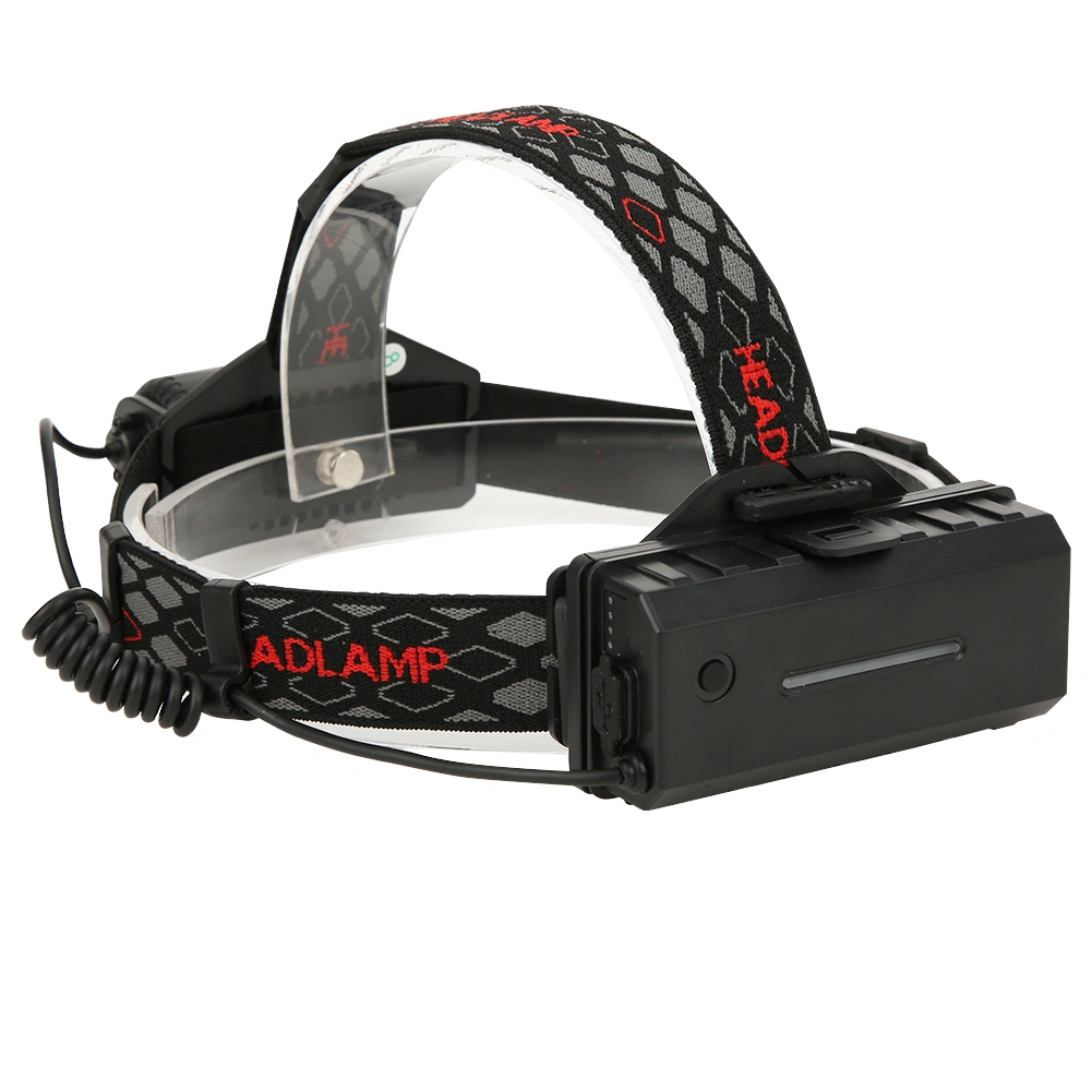 Strong Light White/Red/Green Illuminant T6+COB Head Lamp USB Charging Rotating Multifunction Headlamp