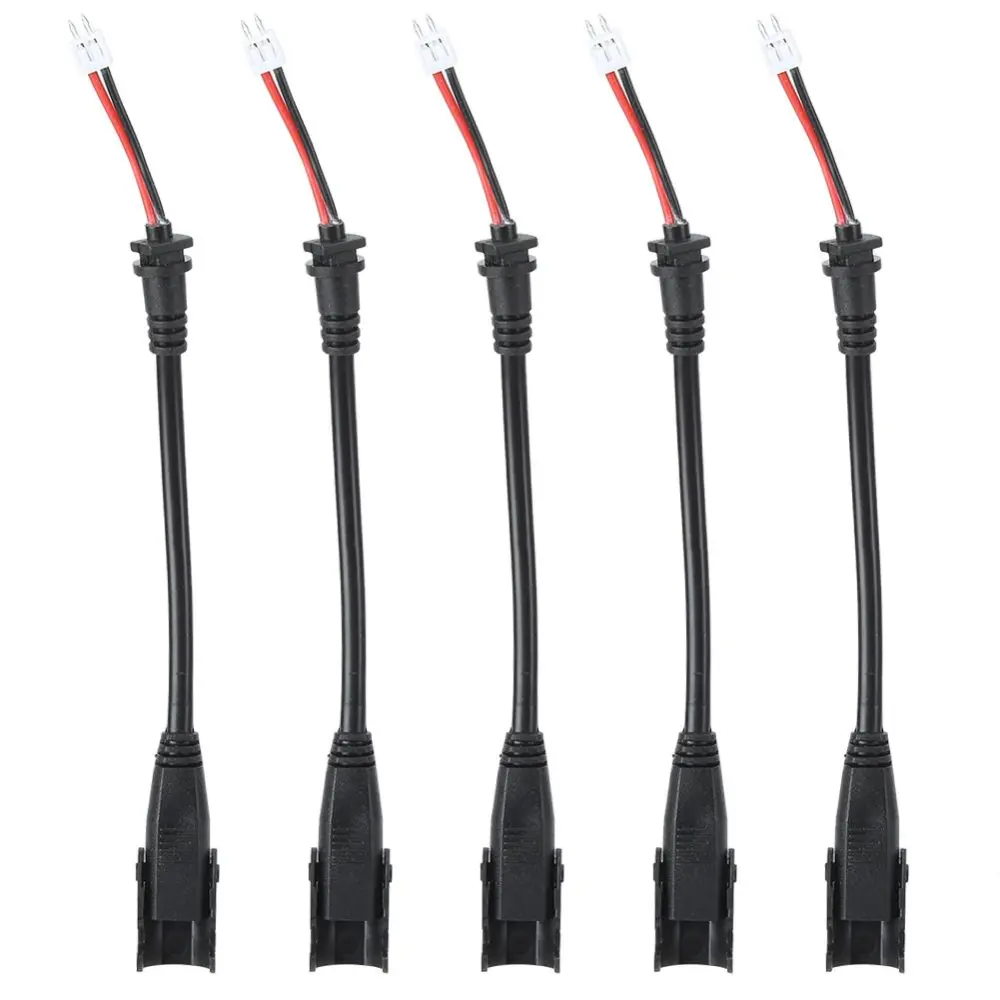 5Pcs 01 1 Round 1 Flat Male Head Connecting Cable Line Wire Replacement for Linear Actuator