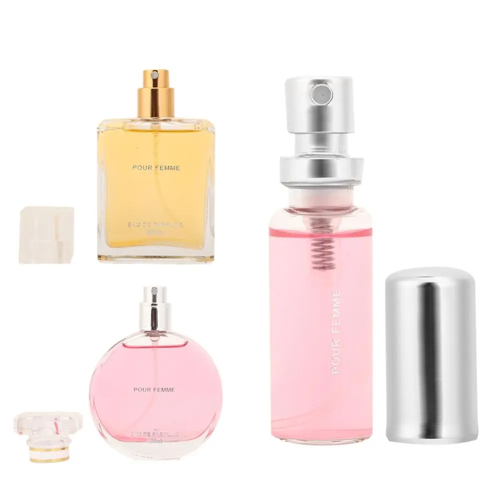 3pcs Women Perfume Natural Flower Fruit Fragrance Lady Perfume with Gift Box