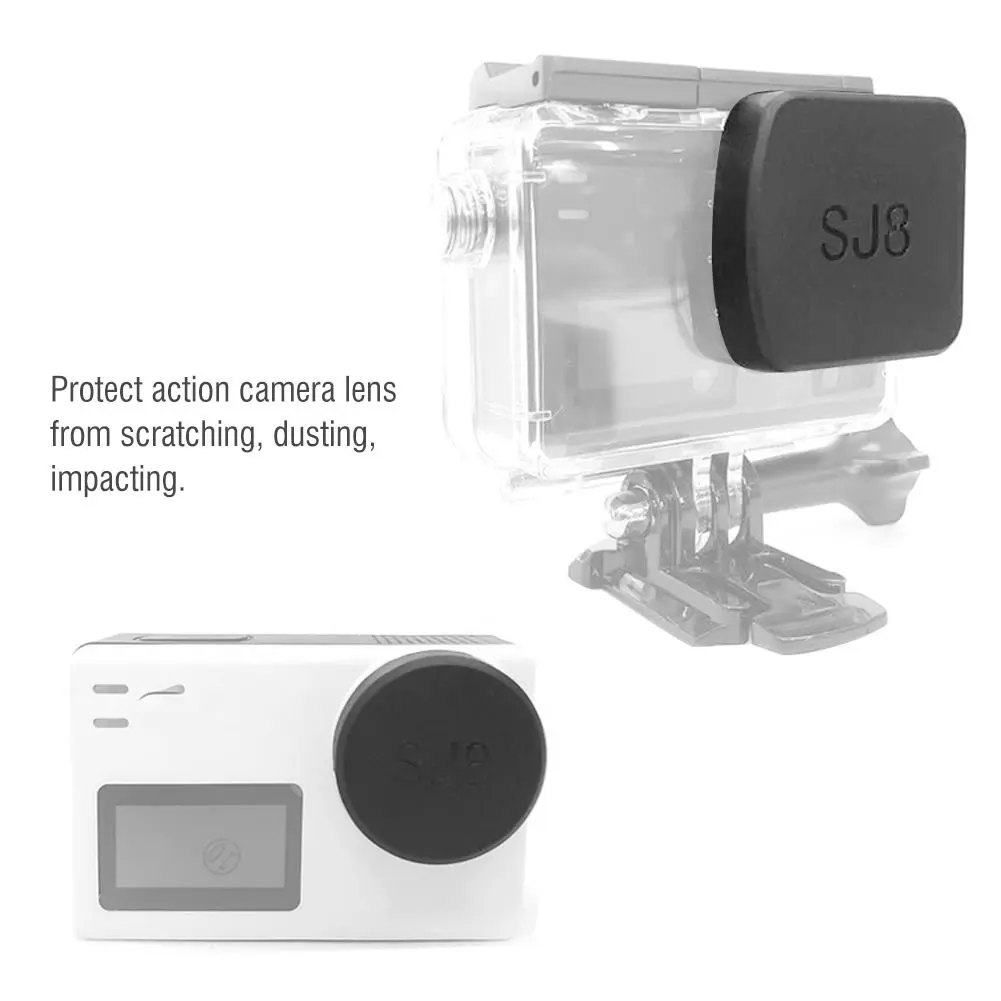 Action Camera Lens Protective Cover Anti-Dust Accessory for SJCAM SJ8 pro air plus