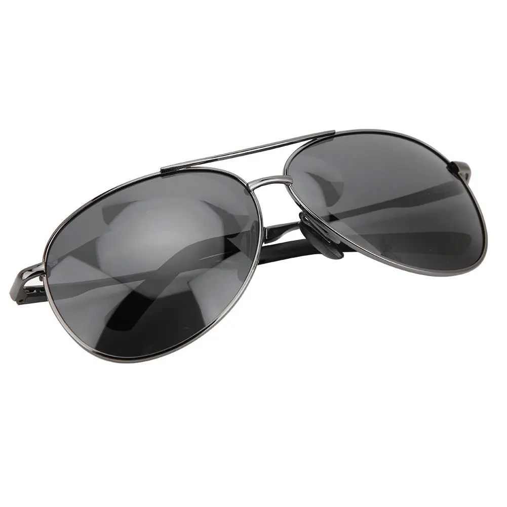 Men's Polarized Sunglasses TAC + Metal Goggles Night Vision Driving Sunglasses 8013