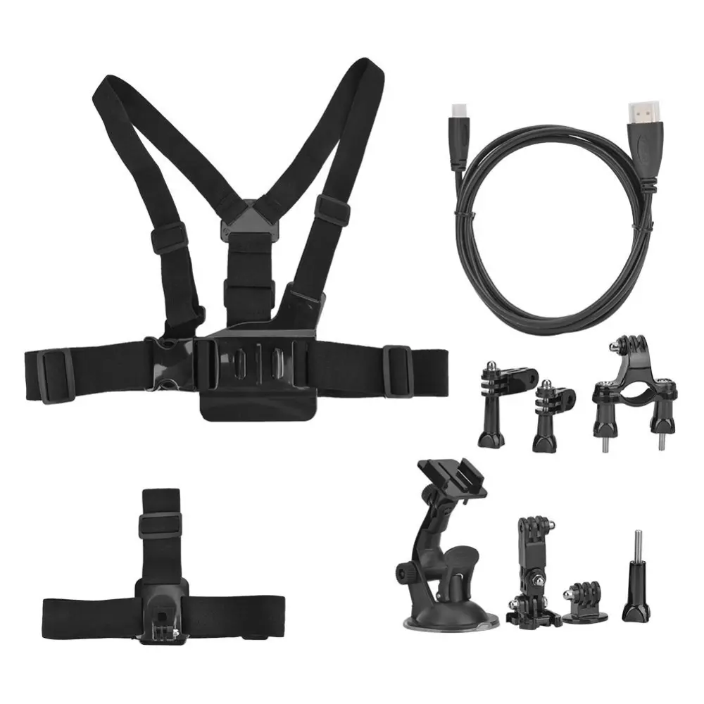 Portable Plastic Action Camera Tool Set Accessory for Gopro HERO 4/3+/2 Black