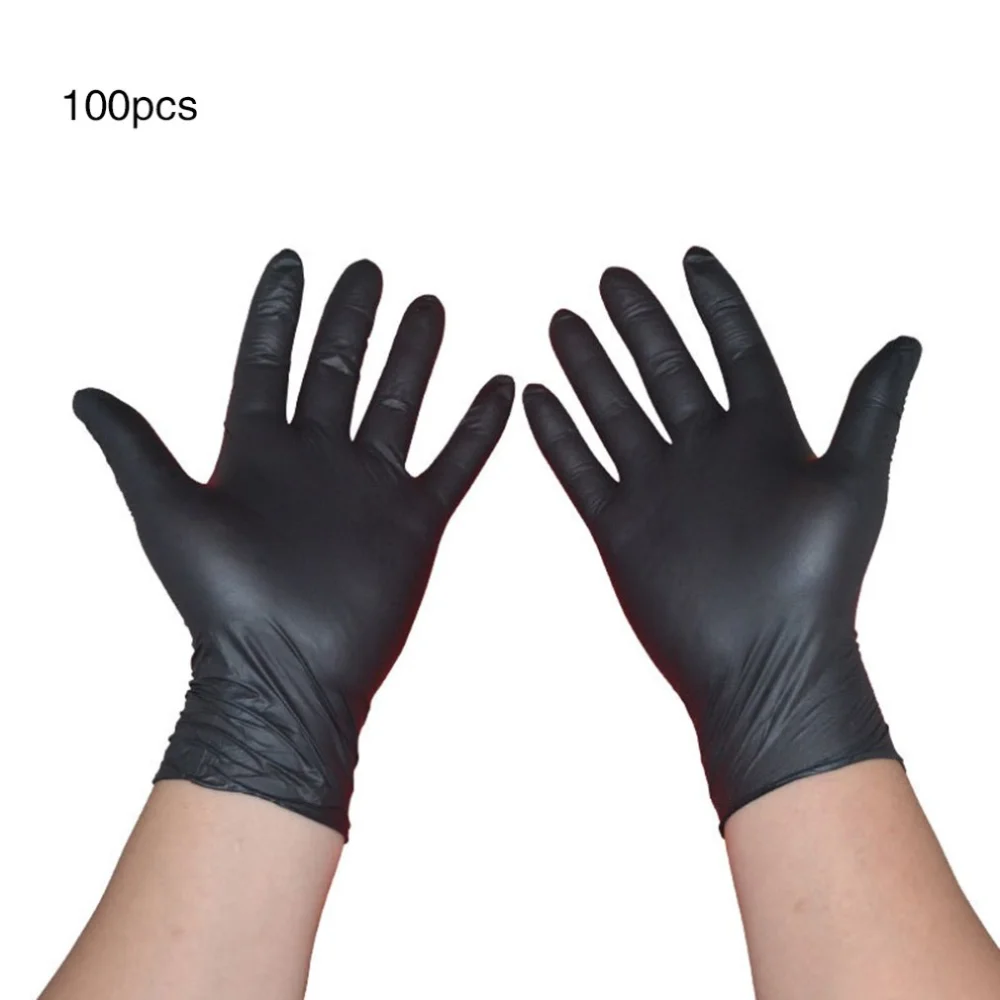 100Pcs/Box Tattoo PVC Disposable Powder Free Mechanic Gloves Body Art Accessories  (L)