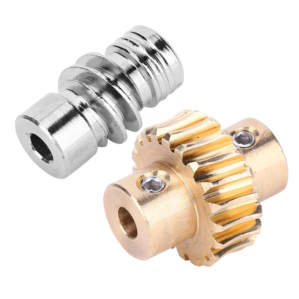 Industrial Robot 10:1 Worm Wheel Bronze Worm Gear + Metal Worm Set Industrial Robot Parts