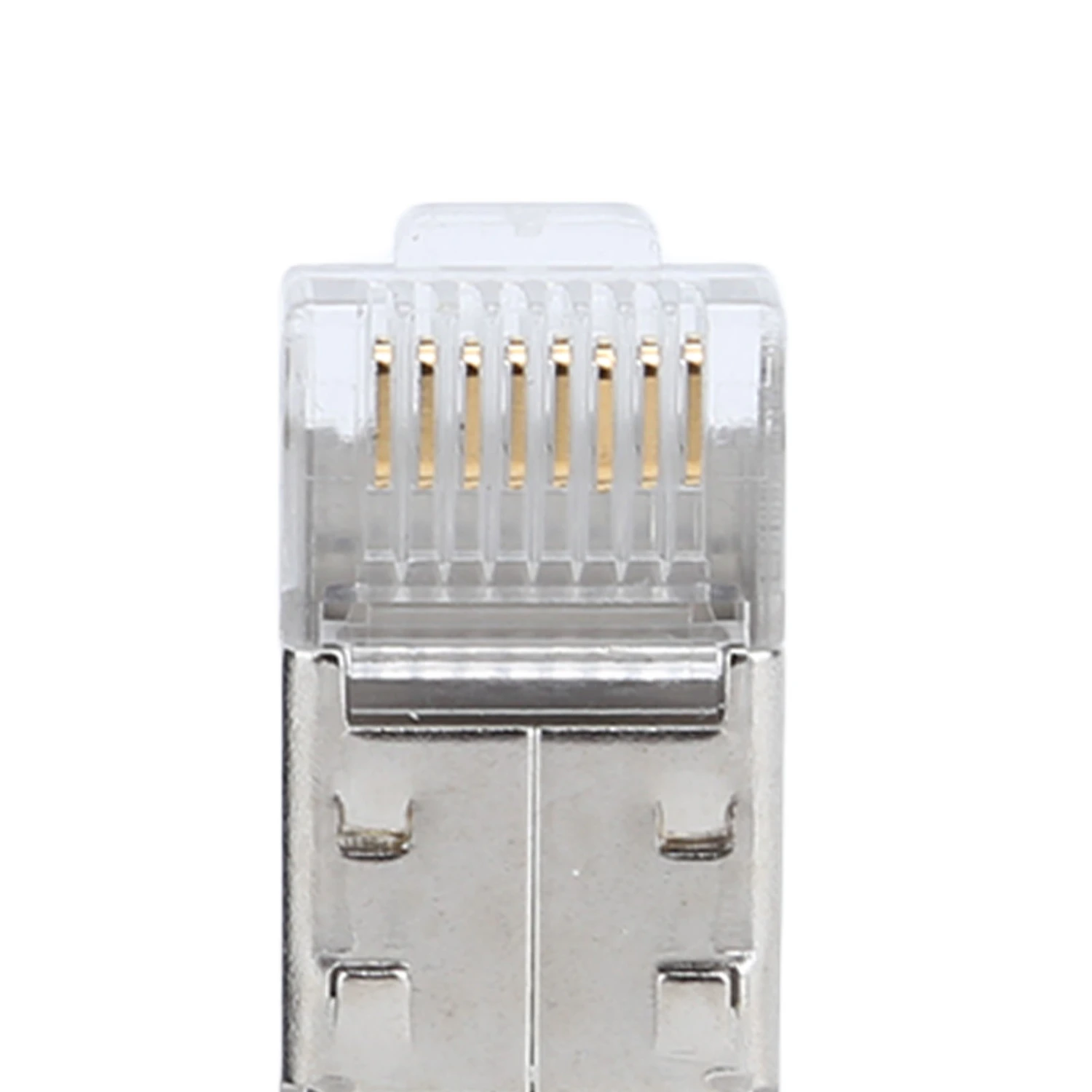 4PCs RJ45 2P07-RJ45 Network Cable Adapter Waterproof Connector for Eletrical Supplies