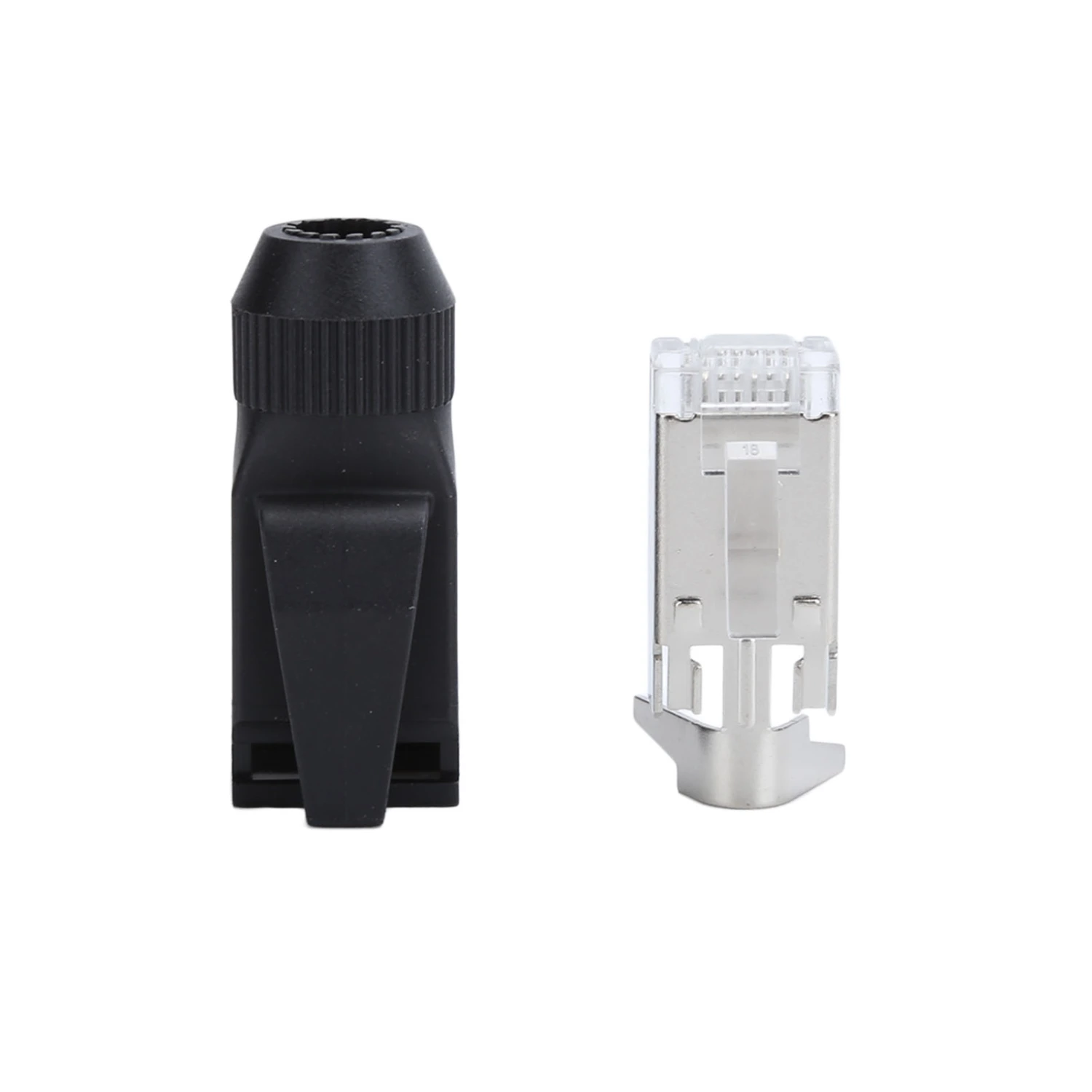 4PCs RJ45 2P07-RJ45 Network Cable Adapter Waterproof Connector for Eletrical Supplies