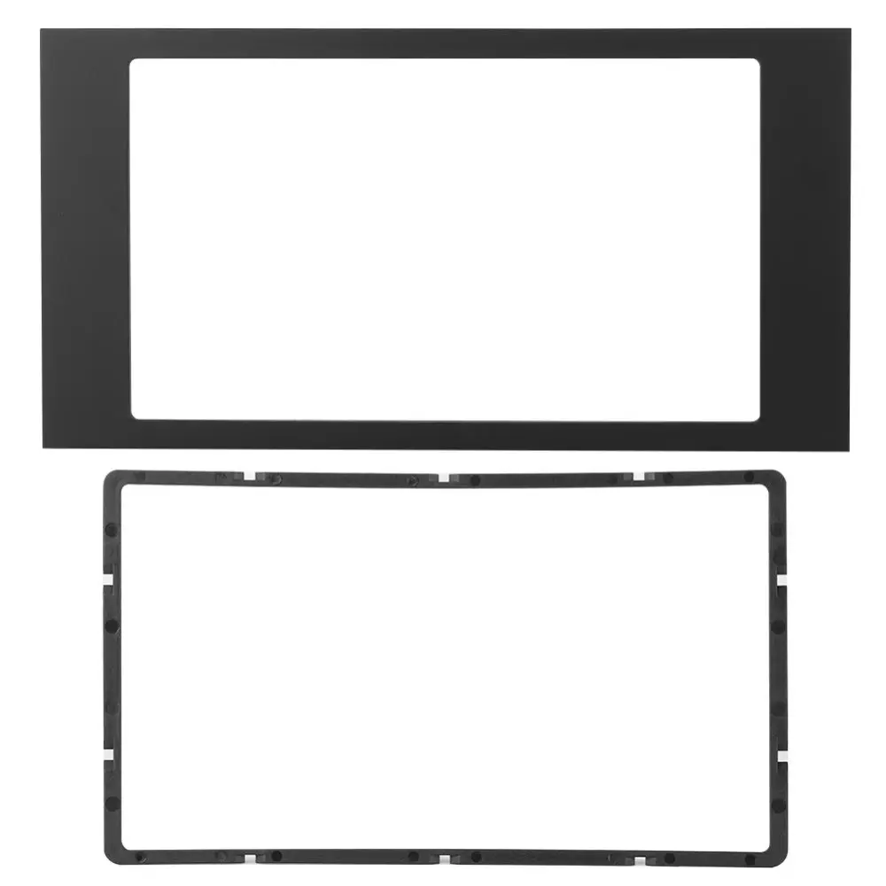 2Din 7in Car DVD Panel Trim Radio Stereo Navigation Fascias Frame Fits for Ford Fusion/Transit/Fiesta