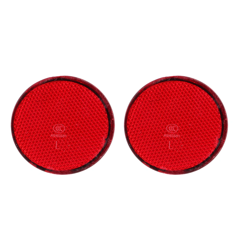 2pcs Red Lens Left &amp; Right Rear Bumper Reflectors 26561JE20A Fit for NISSAN Qashqai 07-15